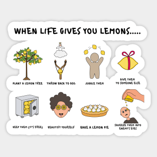 Lemon Life Sticker